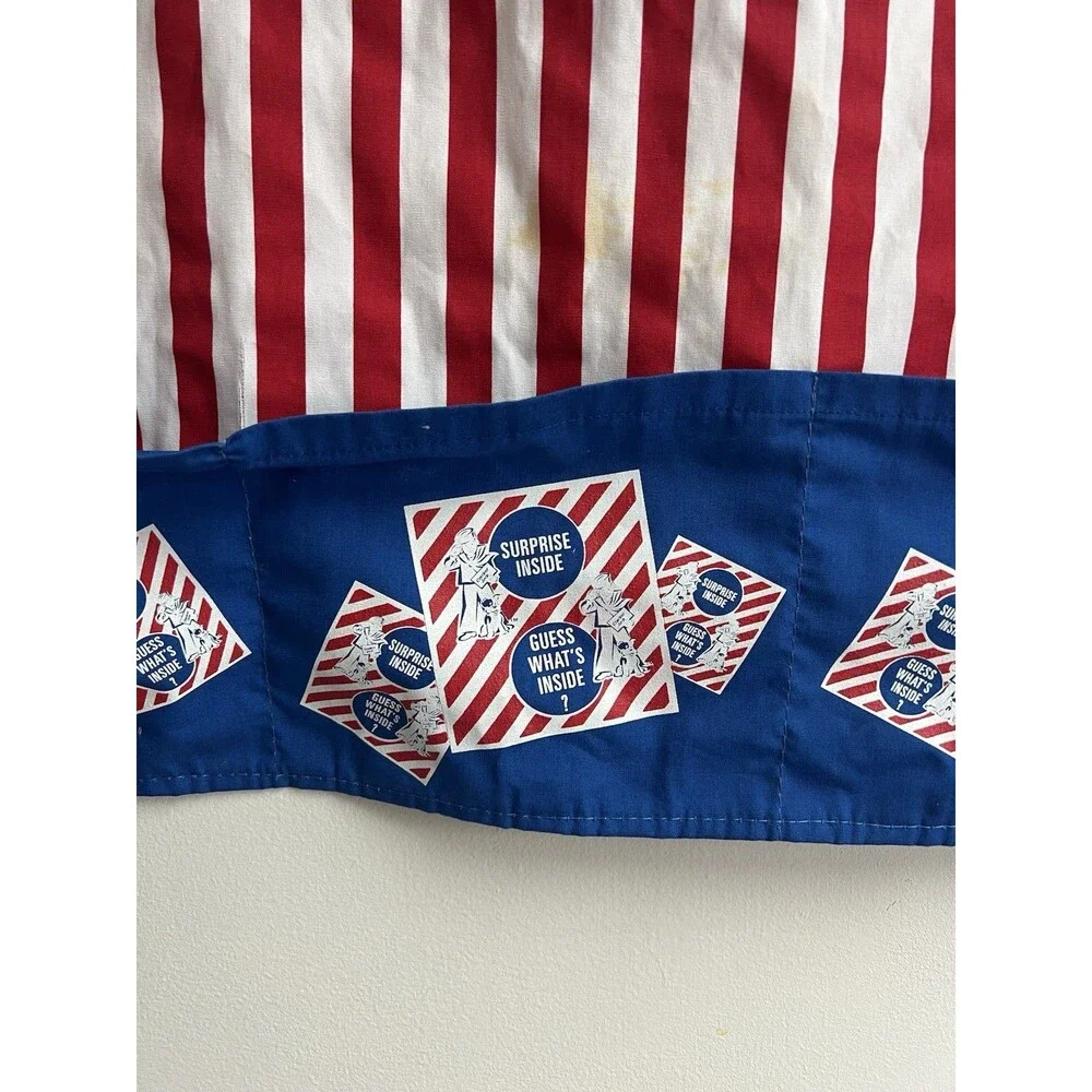 Vintage Cracker Jack S&H Uniform Apron Kitschy Memorabilia Made In USA Retro